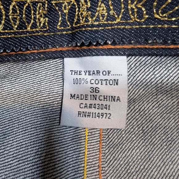 The Year Of... Artisanal Selvedge Raw Denim Jeans - Men's‎ 36 - Picture 10 of 16